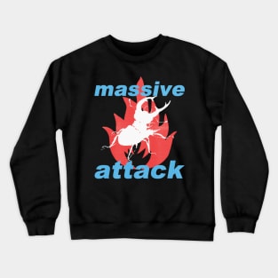 listen to massive attack Crewneck Sweatshirt